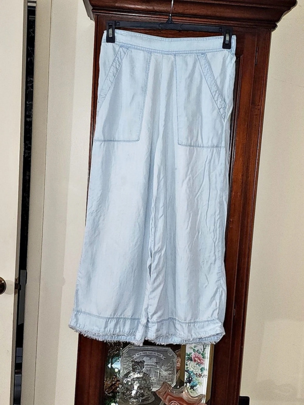 Anthropologie Pilcro and the Letterpress Wide Leg Cropped Pants Size Small
